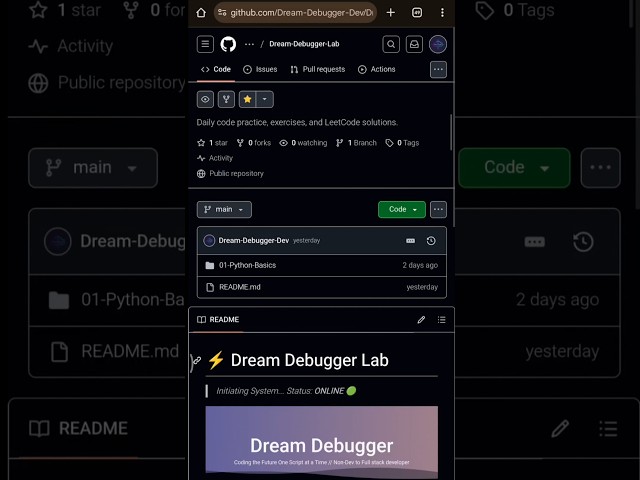 From Zero to Developer: Day 0 🚀 #python