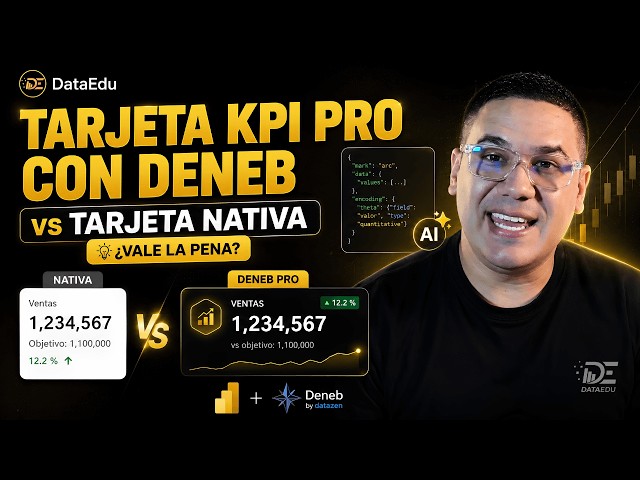 🚀 PRO KPI Card in Power BI with DENEB | Is It Worth It Compared to the Native Card?