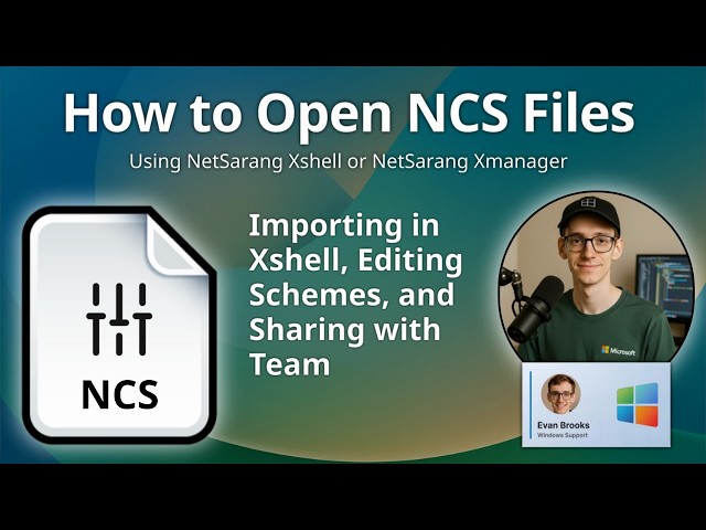 How to Open NCS Files (NetSarang Color Scheme)