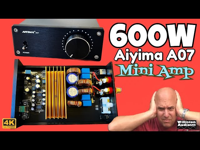 Is it the MOST POWERFUL Mini Amp on Amazon? AIYIMA A07 Amp Dyno Test and Review