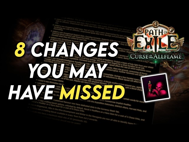 8 Impactful Changes Hidden in the 3.29 Patch Notes | Path of Exile: Curse of the Allflame