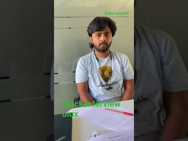 uiux mock interview/ Data council Nagpur/ pune / fullstack training pune / java interview