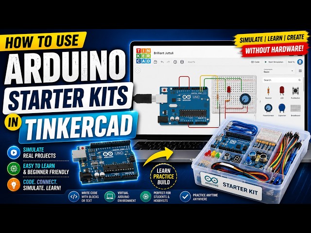 Arduino for Beginners | Learn Arduino Starter Kit with Tinkercad #arduino #tinkercad  @buildIot