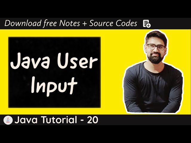 Getting User Input in Java using Scanner and BufferedReader classes by code spark