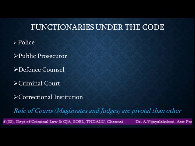 Introduction to CrPC