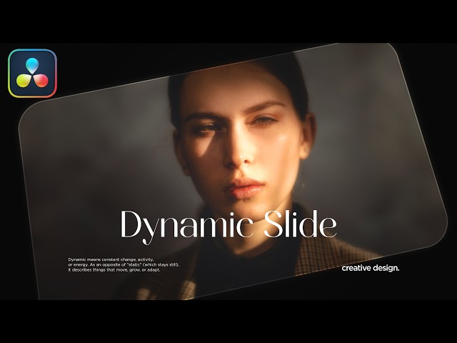 Modern Photo Slideshow in DaVinci Resolve | Easy Tutorial