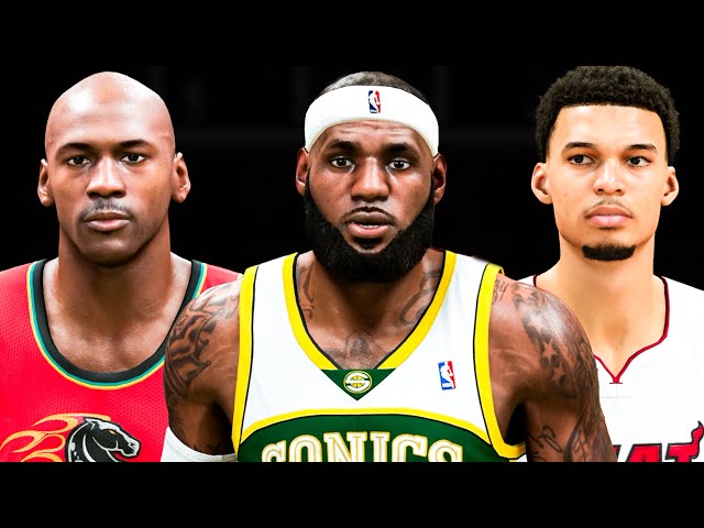 I Put MJ & Wemby in LeBron's 2003 Draft (Greatest Sim Ever)