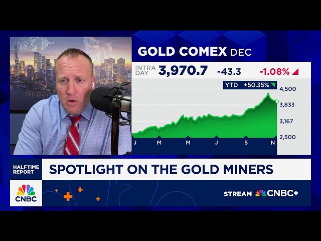 Josh Brown's best stocks in the market: Spotlight on gold miners