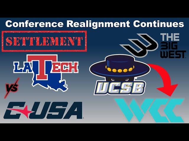 LA Tech v CUSA Settlement Near + UCSB Moving to WCC in 2027 - Conference Realignment Update