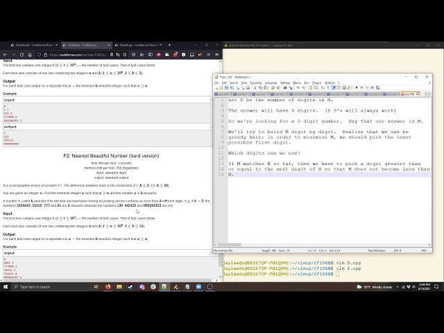 Codeforces Round #739 Solution Explanations