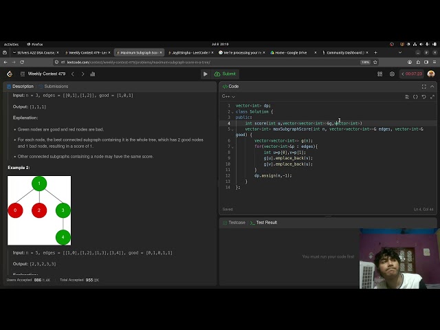 weekly contest 479 ( virtual leetcode contest )