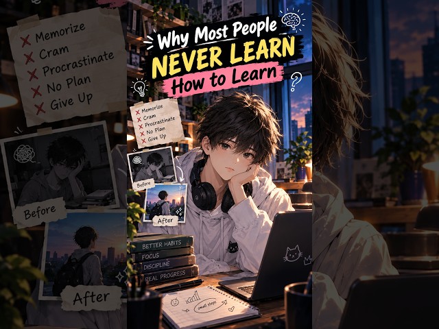 Why Most People NEVER Learn How to Learn (And How to Fix It)#LearnHowToLearn #StudySmart