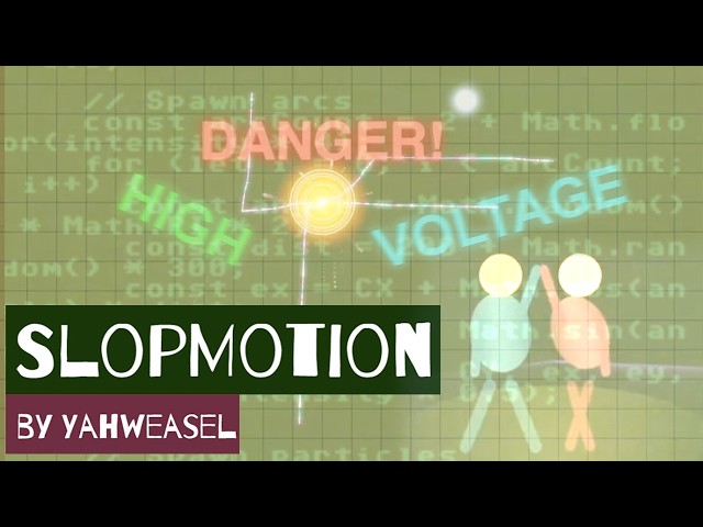 SlopMotion | AI Canvas Slop Generator Demo | Danger! High Voltage