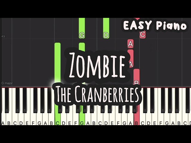 The Cranberries - Zombie (Easy Piano, Piano Tutorial) Sheet