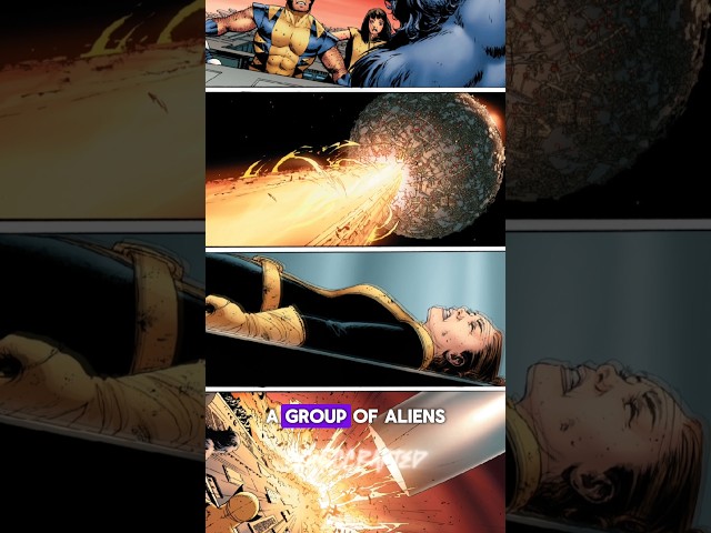 Kitty Pryde phases a Giant Bullet through Earth #marvel #xmen #comics