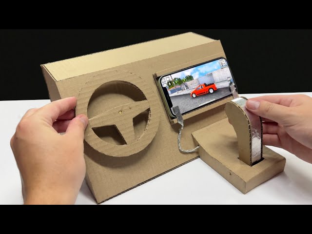 COMO FAZER UM VOLANTE E CÂMBIO DE MARCHA PARA JOGOS DE CARRO NO CELULAR