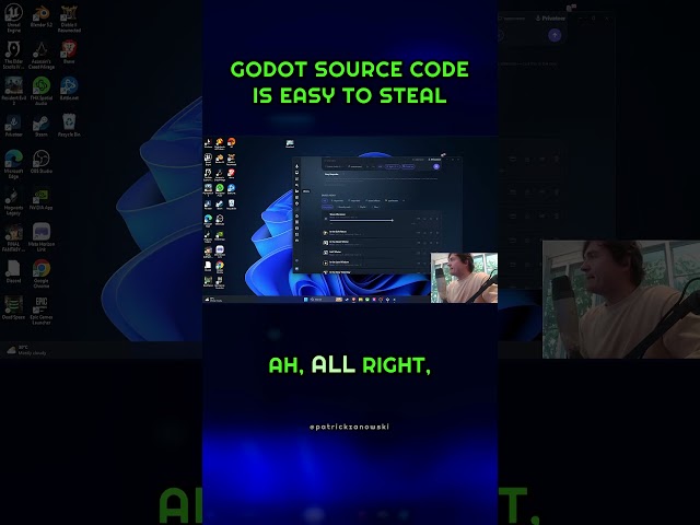 'Godot source code is easy to steal'