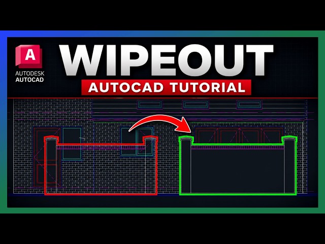 How to Use the Wipeout Command in AutoCAD | Hide Objects Without Deleting Them