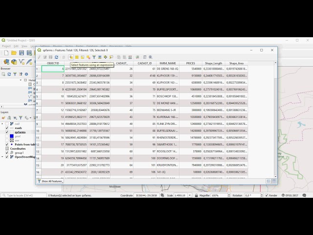 QGIS Select by Attributes