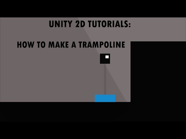 How To Make a  Simple Trampoline in unity | LNmaster2008 |