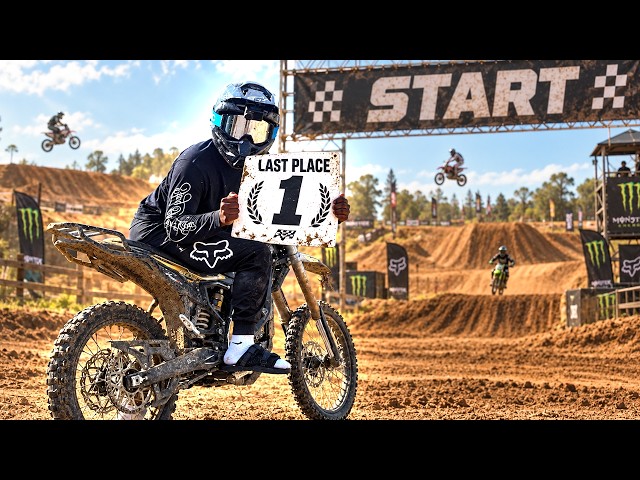 I Took My E-Moto to a REAL Dirt Track