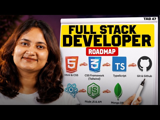 Full Stack Web Development Roadmap 2026 | From Beginner to Advanced | Tab 47