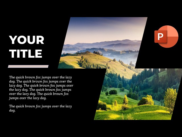 How to Create an Eye-Catching PowerPoint Slide | Professional Presentation Design