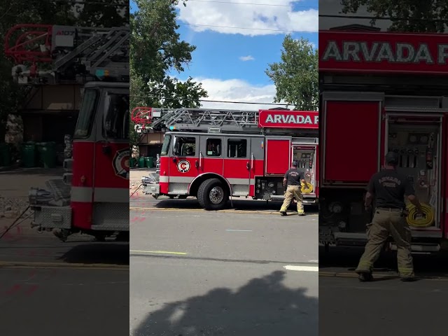 Possible arson? Arvada Fire to the rescue! @arvadafire5155   Check it out 8/25/26