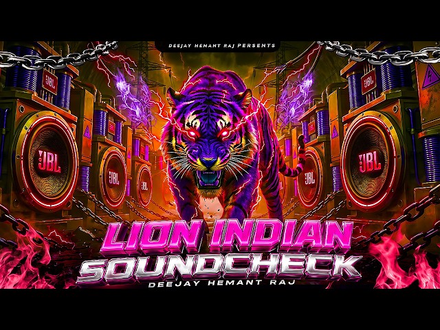 DJ Sound Check Khatarnak Bass Dj Song | Indian Tiger | Full Vibration Dj Song🎧Dj con bajos potentes