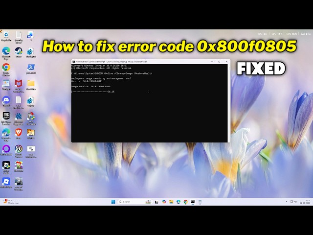 How to fix error code 0x800f0805 in Windows 10/11