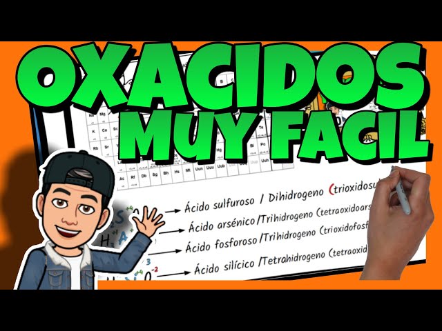 📚 FORMULATION and NOMENCLATURE of OXOACIDS