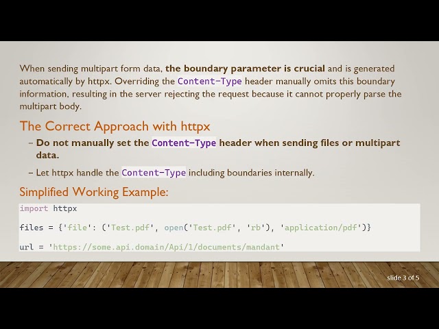 How to Correctly Send multipart/form-data POST Requests with Python httpx vs curl