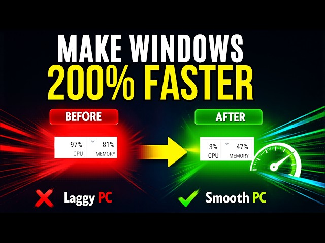 How to Make Windows Faster   Change These Settings Right Now