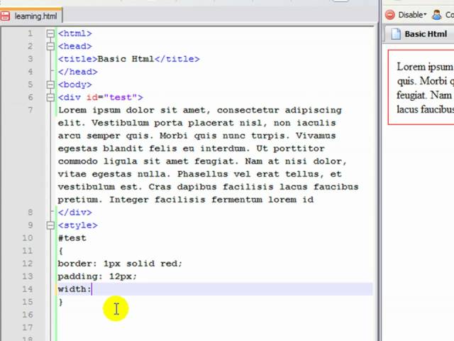 Placing a border around text in Blogger.mp4