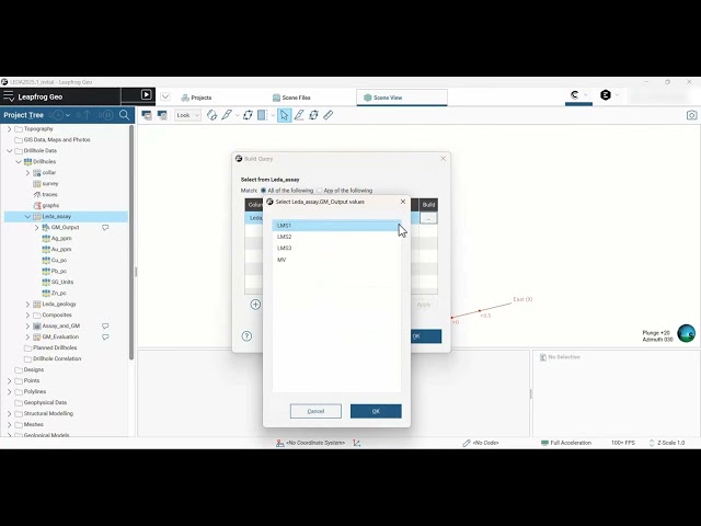 Applying a query to a histogram with the Leapfrog Edge Extension software [microlearning]