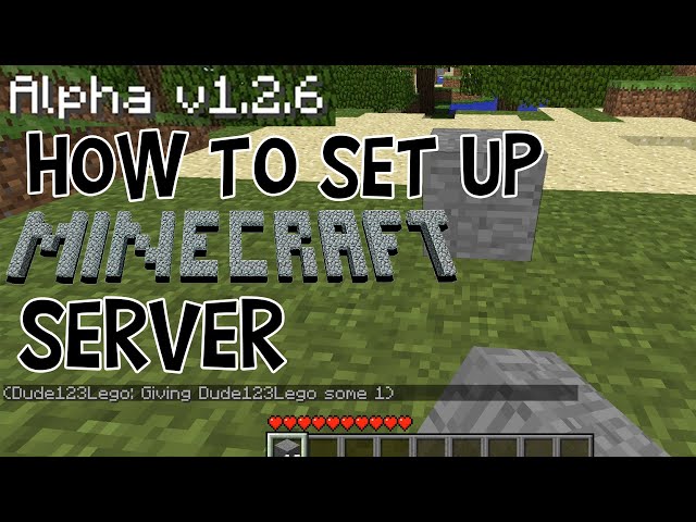 How to setup a Minecraft Alpha 1.2.6 server (with working skins & usernames)