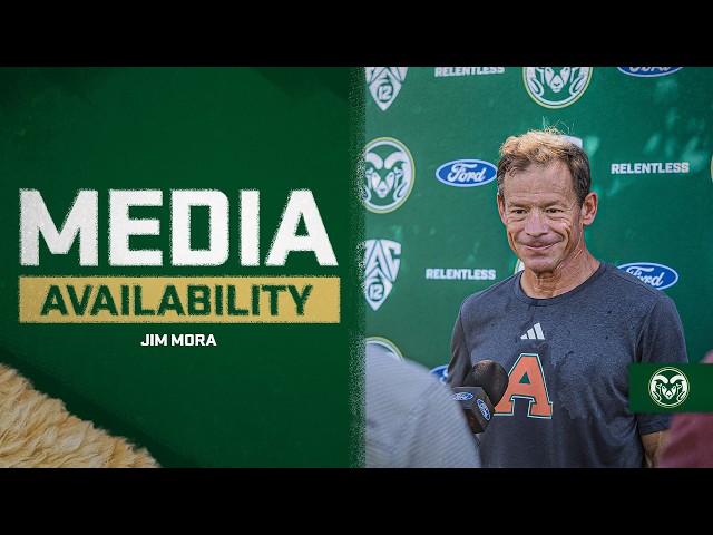 Colorado State Football: Jim Mora Weekly Press Conference - Week 1 (2026)