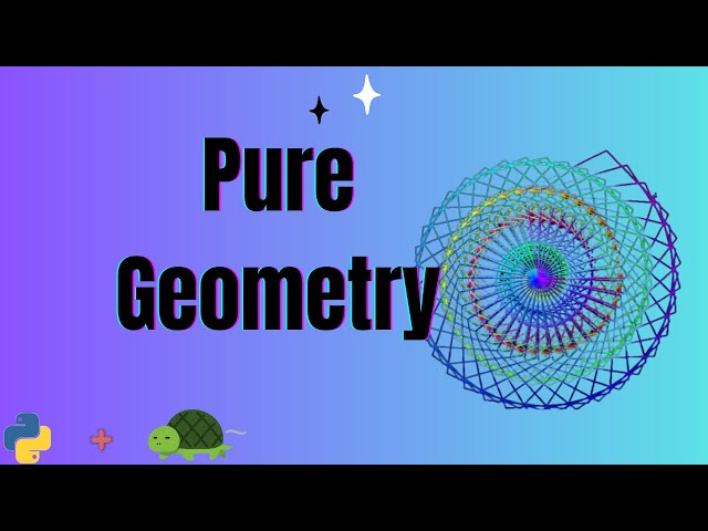 Geometric Pattern with Turtle Graphics |Learn Python Visually