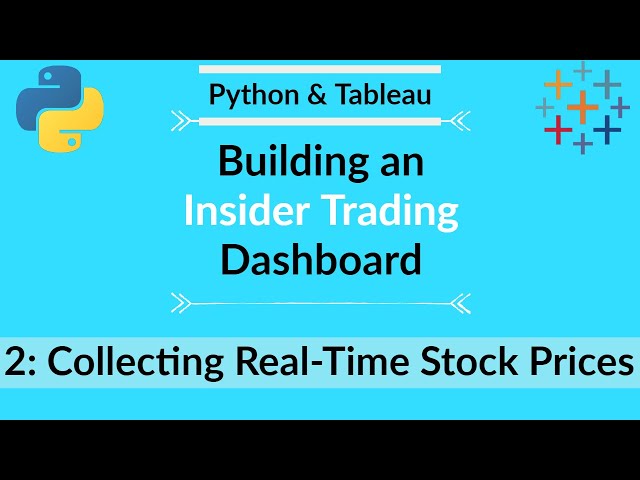 Free Stock Prices with Pandas Datareader - How I use Python with Tableau (E02)