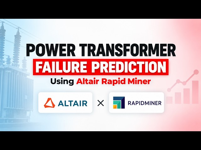 I Created an ML model for Power transformer failure prediction using Altair Rapid Miner
