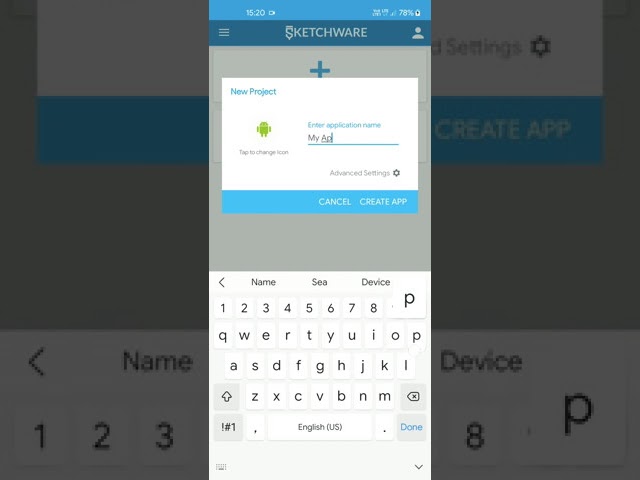 Create App in Sketchware Pro
