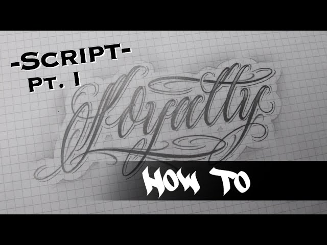 HOW TO DO LETTERING | SCRIPT PT. 1 | LETTERING GUIDE | JJ INK