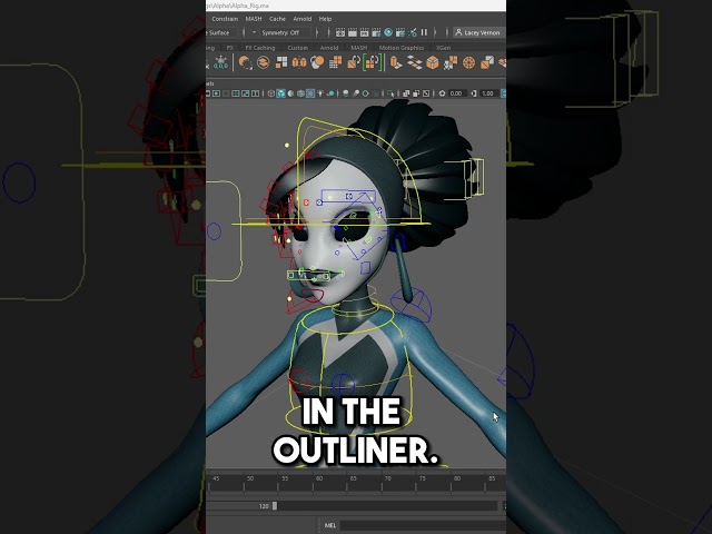 ⚡Expanding the Outliner - #maya #tipsandtricks #animation #3dartist