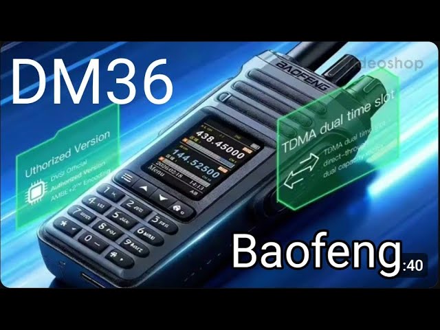 Baofeng DM36  DMR & Bluetooth