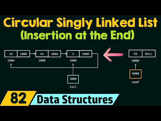 Circular Singly Linked List (Insertion at the End)