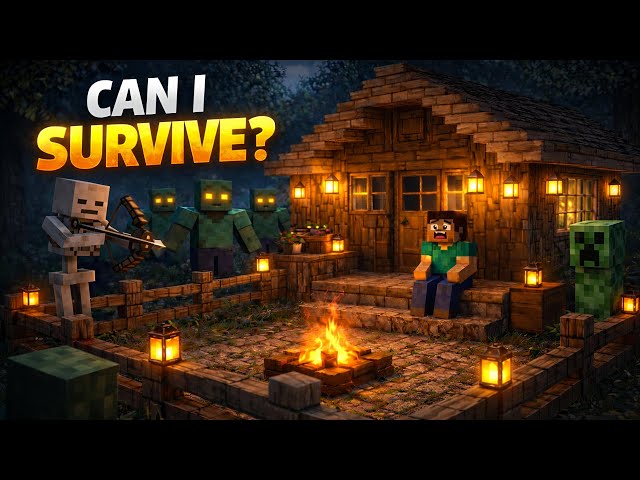 SURVIVING 48 HOURS IN MINECRAFT 😨 | Zombie, Creeper Attack! @TechnoGamerzOfficial