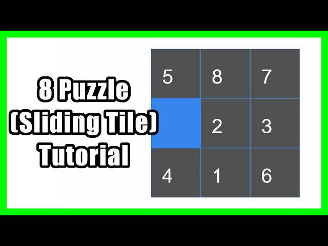 How to Solve an 8 Puzzle (3x3 Sliding Tile Puzzle) (Beginner Tutorial)