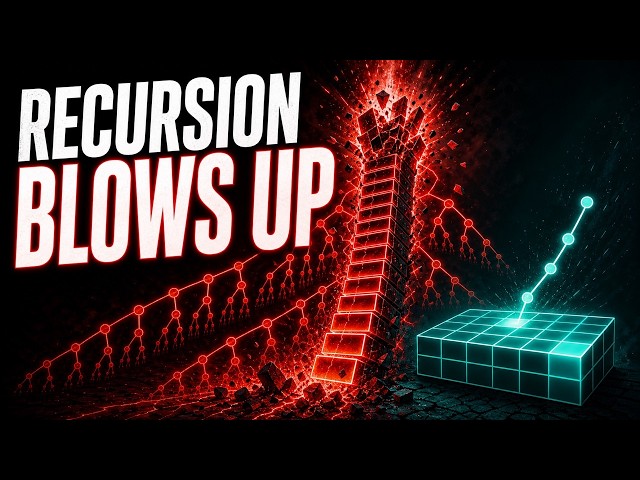 Why Recursion Blows Up: Call Stacks, Stack Overflow, and Memoization