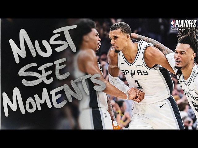 The Most ELECTRIC Spurs Plays of the Postseason 🤯