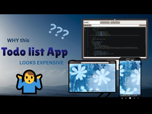 🔥🤷‍♂️WHY this TODO-LIST APP looks so EXPENSIVE💸🔥???✅💯